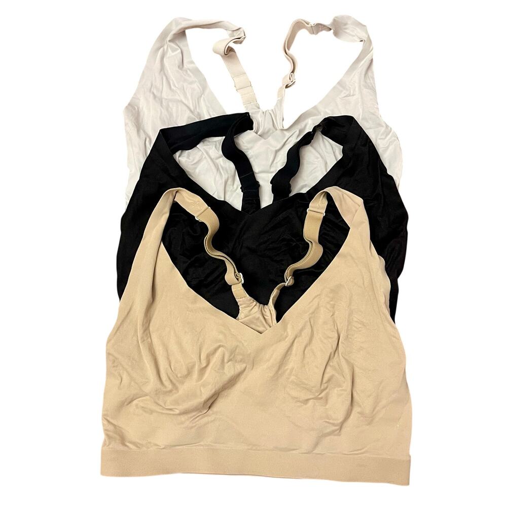 Soma Embliss Racerback 3 Piece Bra Lot XL